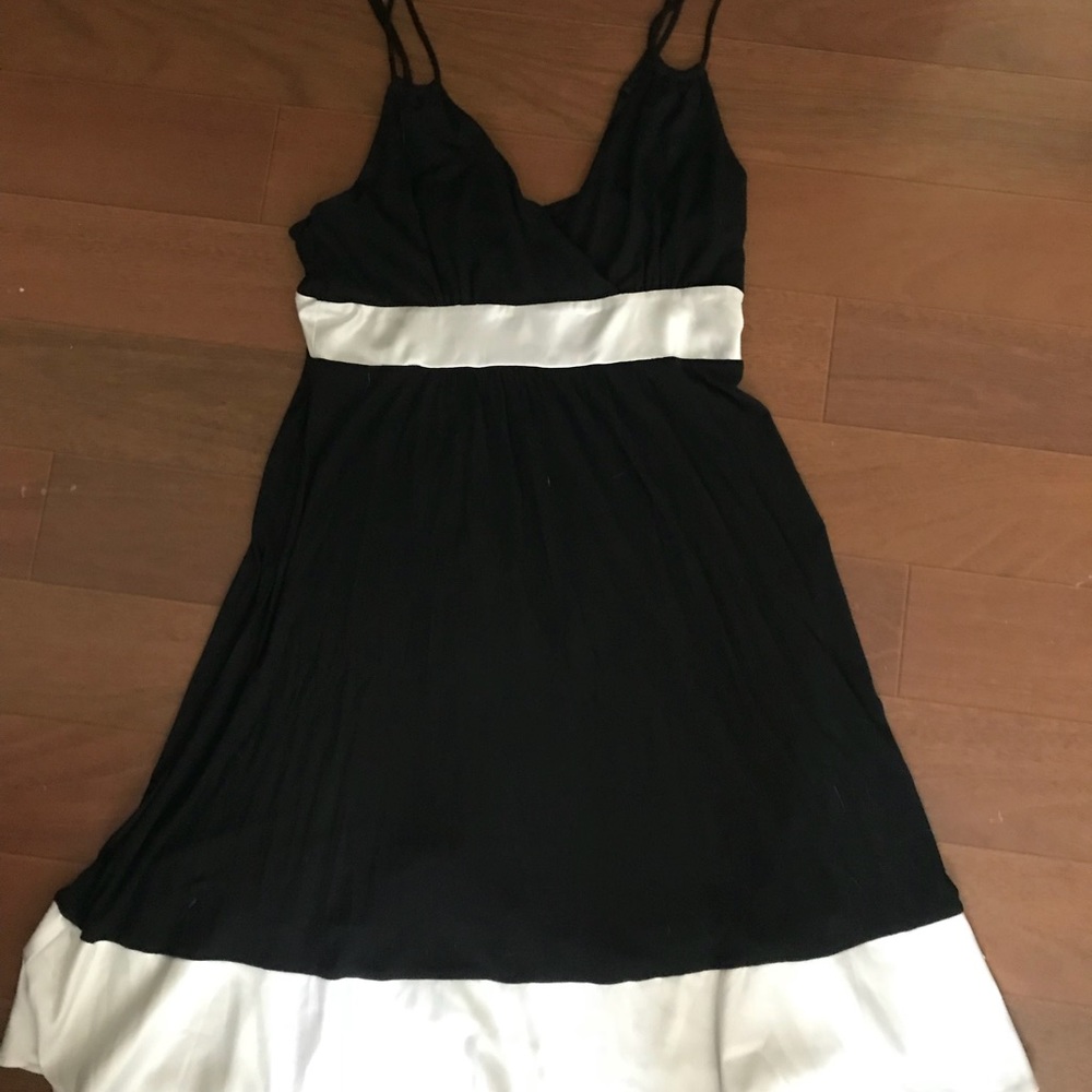Express Black and White Dress